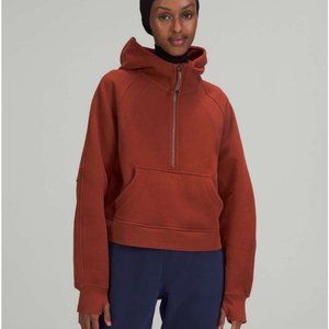 Lululemon Scuba Oversized Half-Zip Hoodie, Date brown, M/L